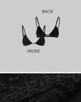 IAMXIAA Sheer Lace Triangle Bra