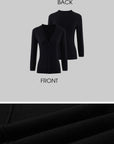 0122stepll Deep V-Neck Slim-Fit Knit Cardigan