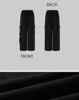 WARDEN EDGE Rupture-Waist Oversized Cargo Pants - PINKPARKS