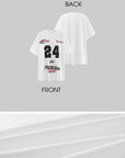 0122stepll Oversized Racing Graphic T-Shirt