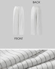 WARDEN EDGE Striped Wide-Leg Pants - PINKPARKS