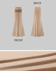 ROVENTE Statement Waist Maxi Skirt