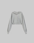 WARDEN EDGE Oversized Hooded Zip-Up Sweatshirt - PINKPARKS