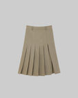 WARDEN EDGE Asymmetrical vest with skirt & pleated skirt set