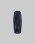 Hydrae Draped Jersey Halter Maxi Skirt Set