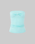 IAMXIAA Knot Detail Strapless Tube Top