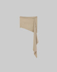 WARDEN EDGE Asymmetrical vest with skirt & pleated skirt set