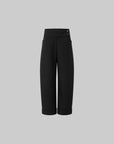 IAMXIAA Low-Rise Double Button Oversized Wide Leg Tailored Pants