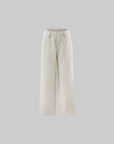 ROVENTE Low-Rise Wide-Leg Cotton Casual Pants