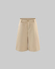ROVENTE Wide Leg Bermuda Shorts High Waist Minimalist Summer Essential