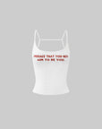WARDEN EDGE Double Strap Minimalist Fitted Cami Top - PINKPARKS
