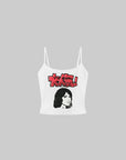 WARDEN EDGE Graphic Spaghetti Strap Tank - PINKPARKS