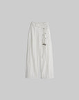 DOINDULGE Low-Rise Wide Leg Pants