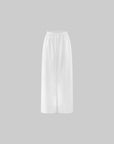 Rase le sol Embroidered Wide-Leg Drawstring Pants