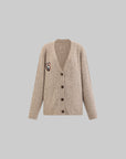 WARDEN EDGE Knitted Cardigan & Scarf Set - PINKPARKS