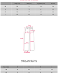 WARDEN EDGE Drawstring Casual Wide-Leg Sweatpants - PINKPARKS