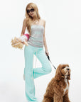 IAMXIAA Slogan Print Strapless Tube Top