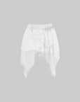 WARDEN EDGE Deconstructed Feather Fringe Skirt - PINKPARKS