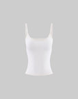 0122stepll Open Back Ribbed Camisole Top