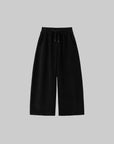 IAMXIAA Fleece Wide-Leg Sweatpants with Drawstring Waist