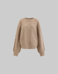 WARDEN EDGE Oversized Knitwear Set with Scar - PINKPARKS
