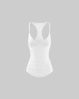 Rase Le Sol Camisole ajustée dos nageur en tissu extensible doux