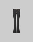 IAMXIAA Low-Rise Dark Wash Flare Jeans
