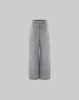 WARDEN EDGE Layered Waistband Wide-Leg Knit Pants