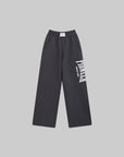 WARDEN EDGE Retro Letter Print Baggy Sweatpants - PINKPARKS