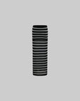 0122stepll Jupe longue en maille à rayures taille basse