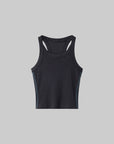 WARDEN EDGE Ribbed Racerback Tank Top - PINKPARKS