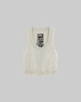 WARDEN EDGE Graphic U-Neck Knit Tank - PINKPARKS