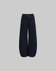 ROVENTE Sculpted Balloon Denim Trousers - PINKPARKS