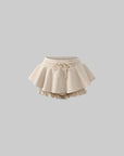 DreamyNerd Layered Ruffle Hem Mini Skirt - PINKPARKS