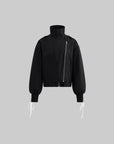 WARDEN EDGE Cuffed Drawstring Sleeve Jacket - PINKPARKS