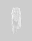 WARDEN EDGE ラッフルアシンメトリーミディスカート