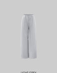 Rase le sol Striped Halter Bra and Relaxed Draped Lounge Pants Set