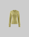 ROVENTE Second-Skin V-Neck Knit Sweater