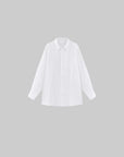 0122stepll Sheer Drift Oversized Shirt