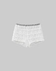 DreamyNerd Ruffled Knit Lounge Shorts - PINKPARKS