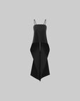 0122stepll Asymmetric Camisole & Maxi Skirt Set