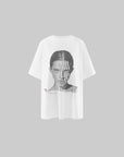 WARDEN EDGE Oversized Graphic Portrait T-Shirt