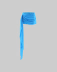 ROVENTE Ruched Scarf Mini Skirt