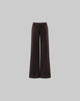 ROVENTE Low-Rise Tailored Wide-Leg Trousers