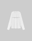 0122stepll T-shirt à manches longues oversize Labyrinthe