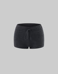 WARDEN EDGE W9 Knit Zip Hoodie & Micro Shorts Set