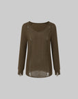 IAMXIAA Distressed Open Knit Oversized Sweater