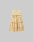 DreamyNerd Off-Shoulder Top & Tiered Skirt Set
