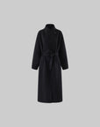 0122stepll Oversized Belted Long Wrap Coat