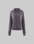 WARDEN EDGE Minimal Zip Hoodie & Camisole & Wide Leg Pants Three Piece Set
